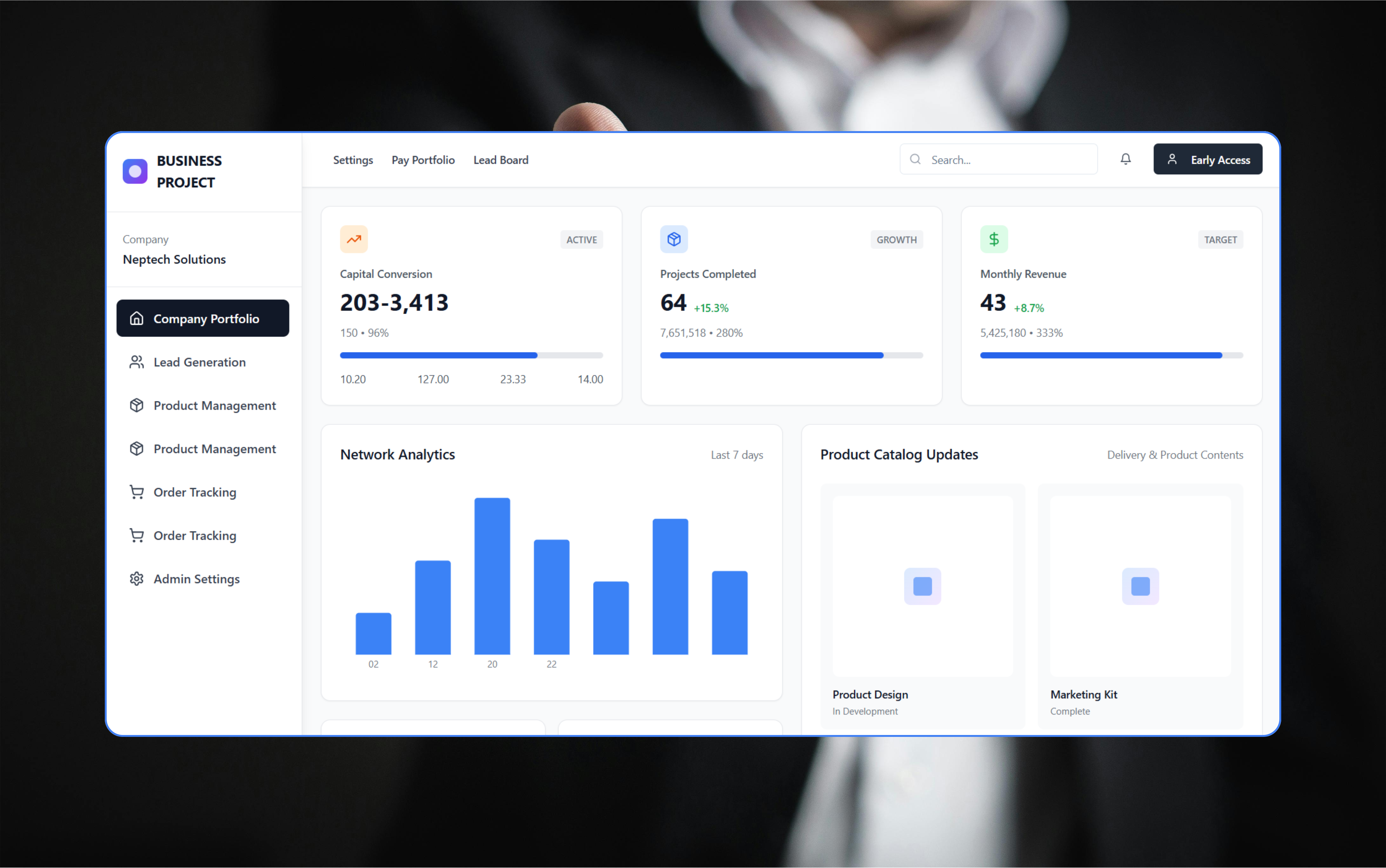 Business Management Portal