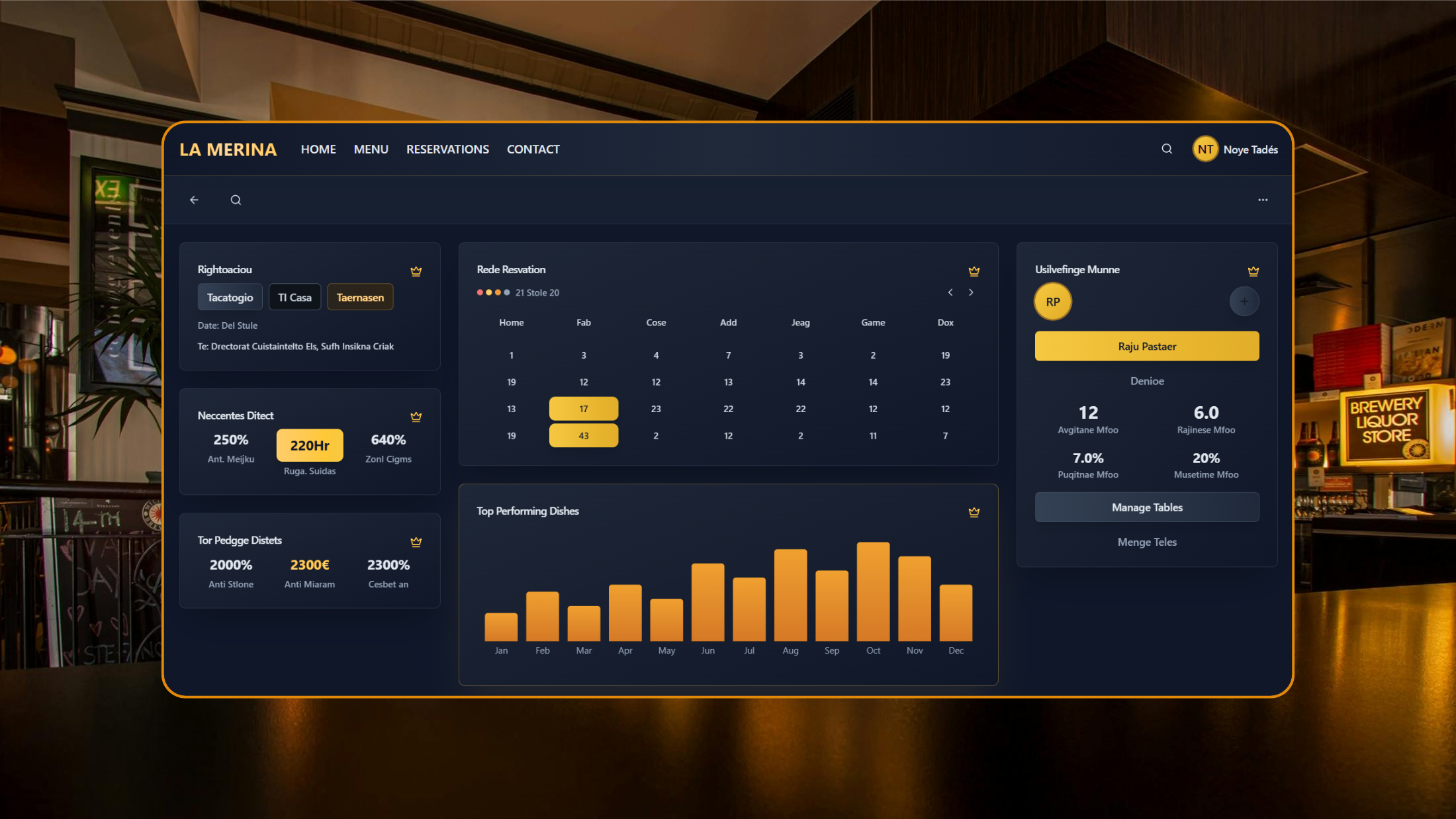 Restaurant Website